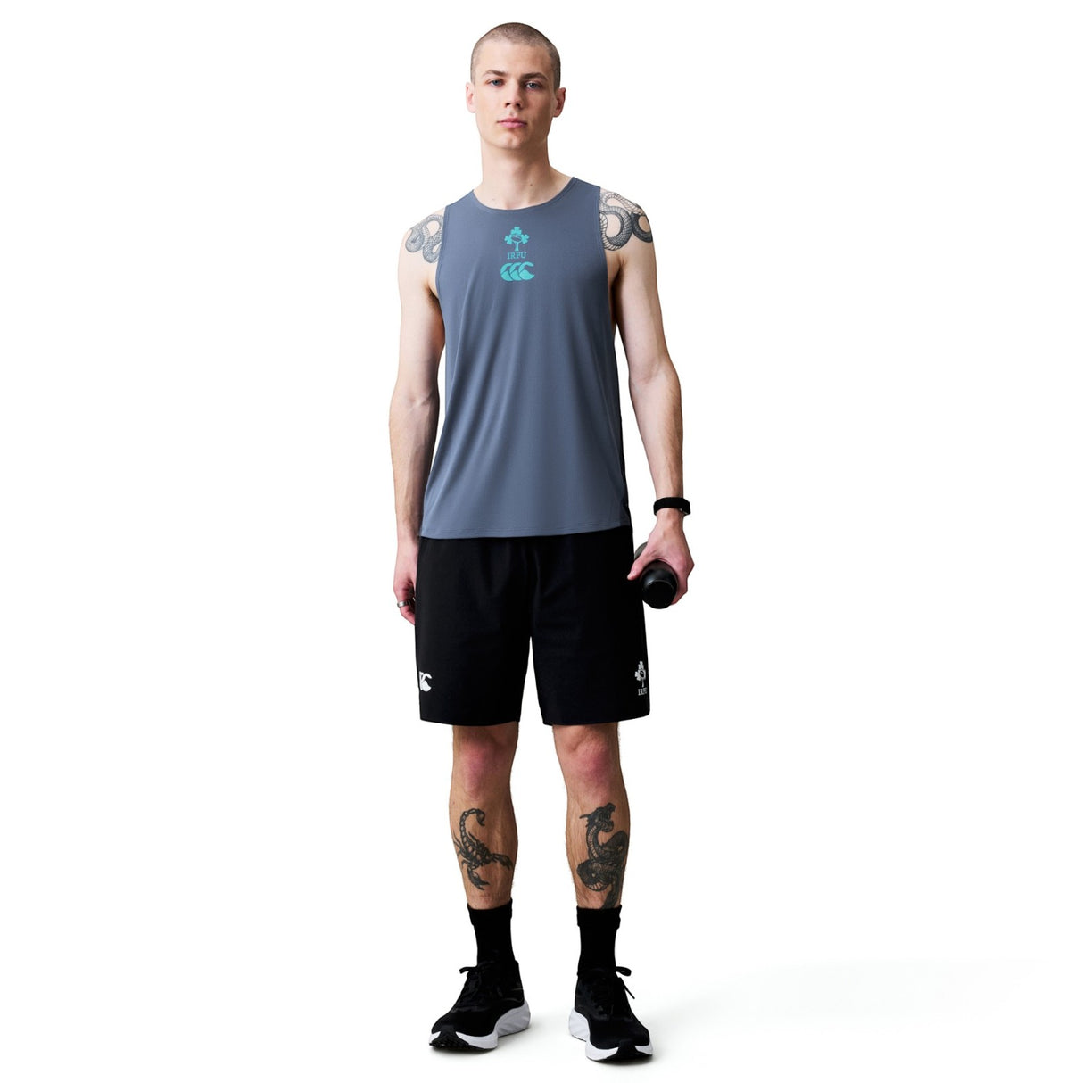 Canterbury IRFU Poly Train Singlet Blue