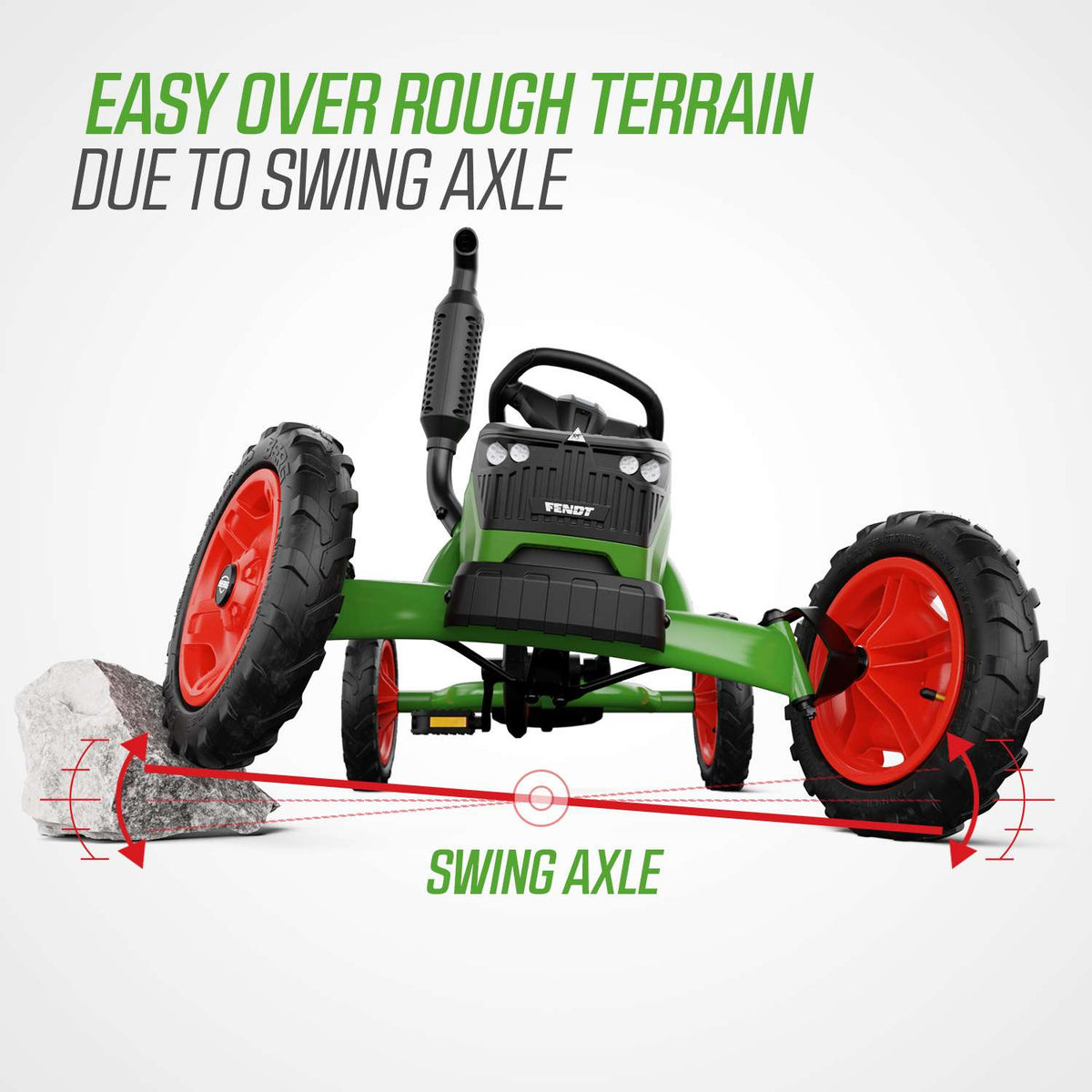 BERG Buddy Fendt Go-Kart and Trailer
