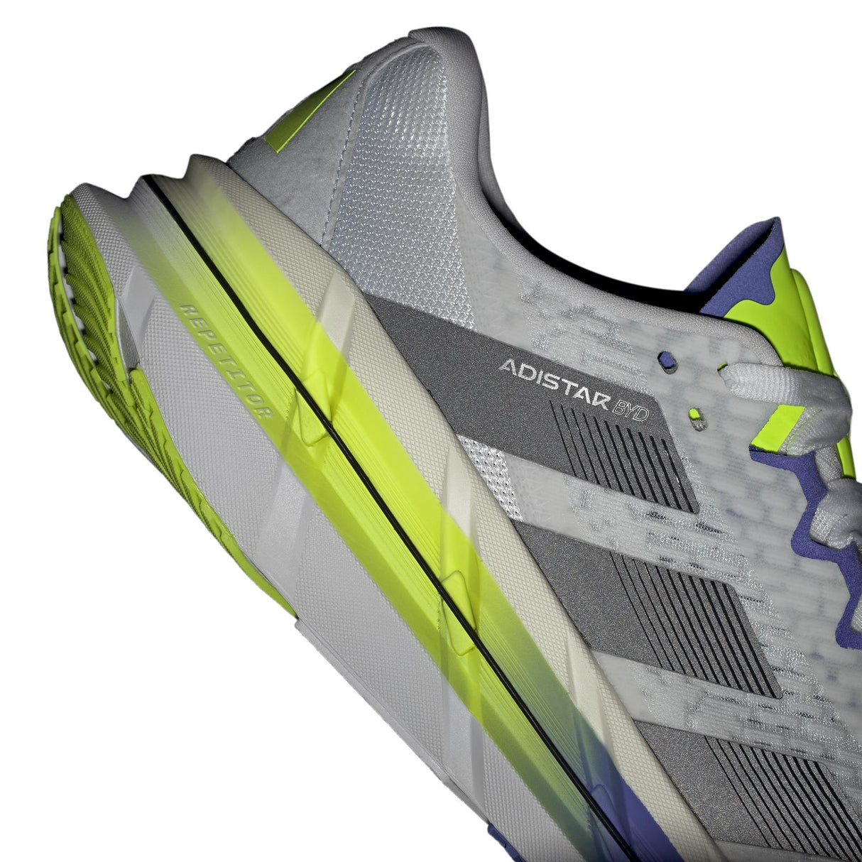adidas Adistar BYD Mens Regular-Fit Cushioned Running Shoes