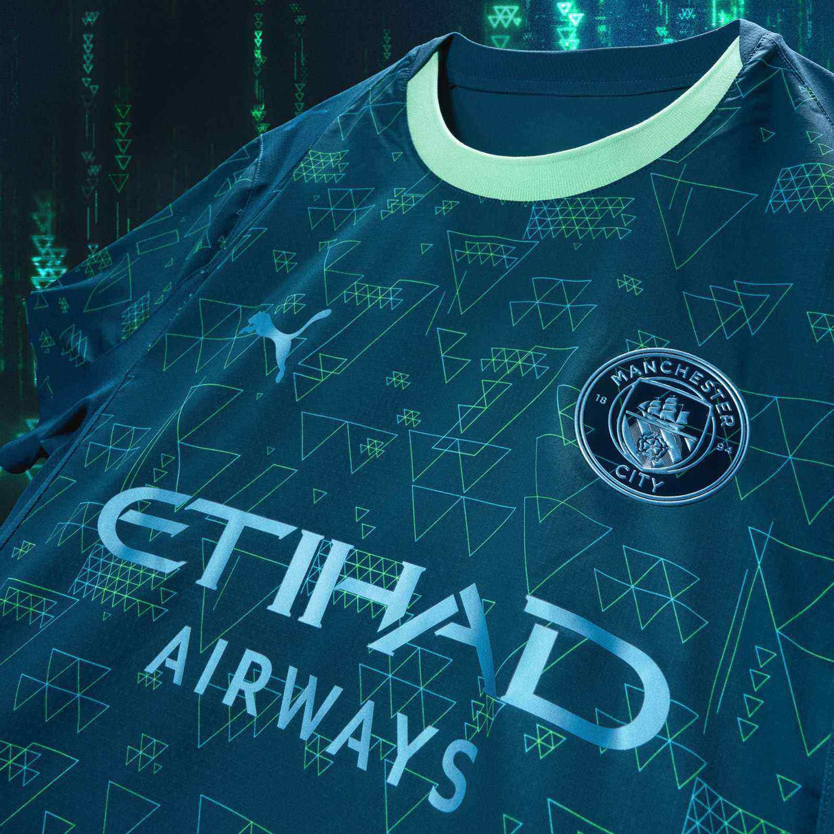 Puma Manchester City Football 2025/26 Kids 4th Replica Jersey