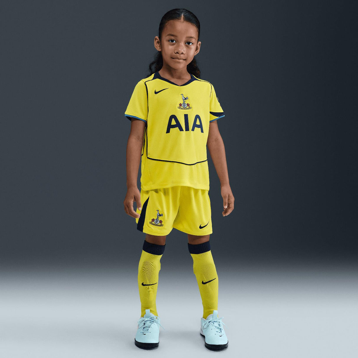 Nike THFC 25 Kids Third Kit Yellow