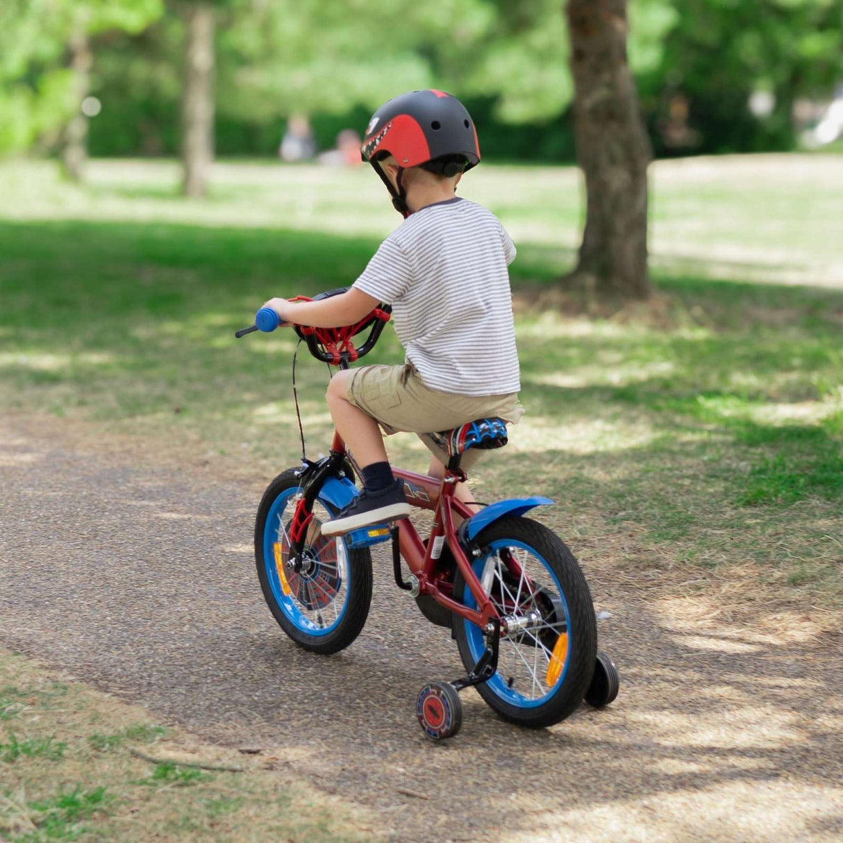 Huffy Spiderman 16in Bike Red