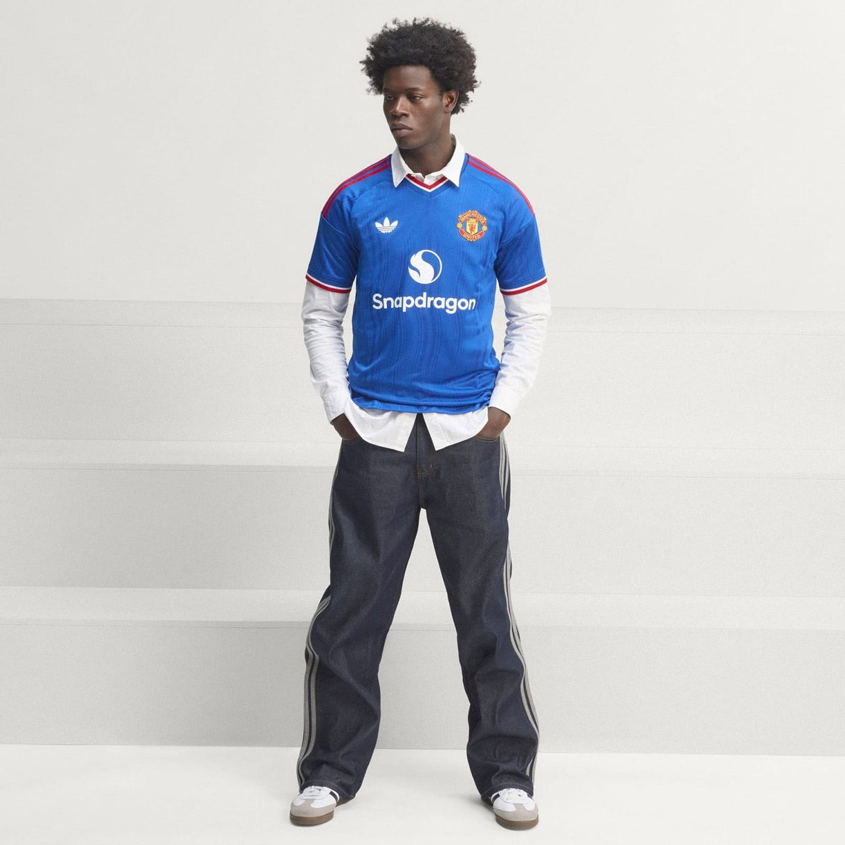 adidas OG MUFC 26 Auth Away Jersey Blue