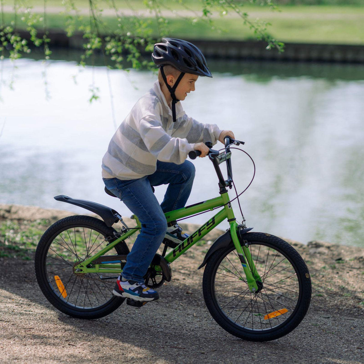 Huffy Pro Thunder Kids 20in Green