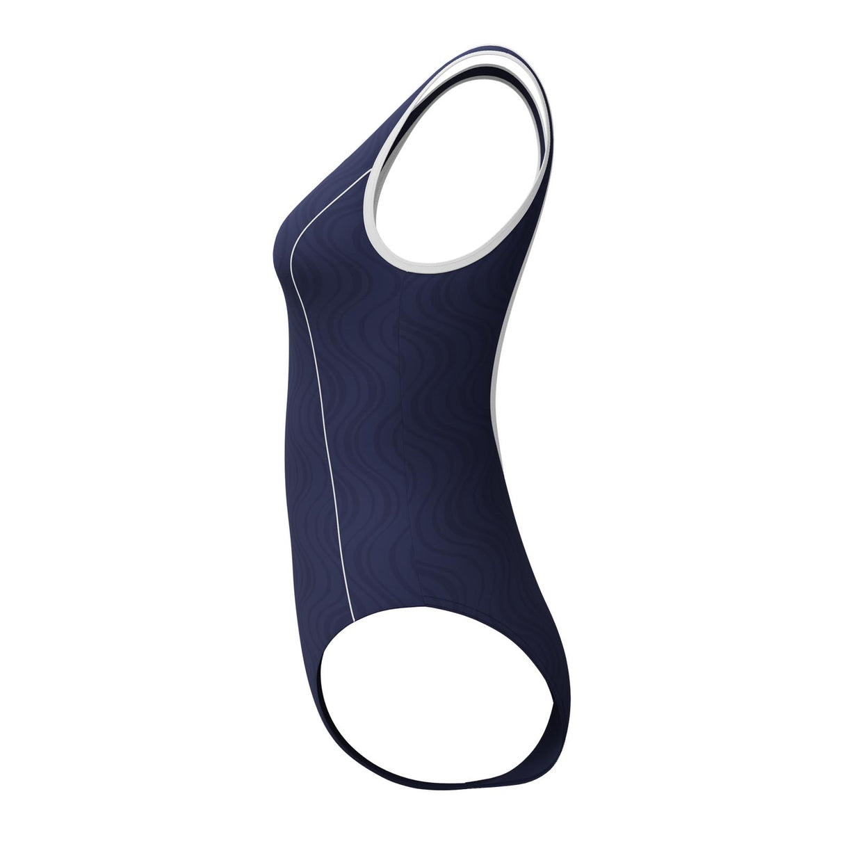 SPEEDO TEXTURE BOUND SCOOP ONE PIECE NVY