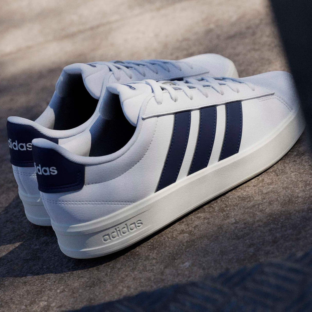 adidas Grand Court Mens White