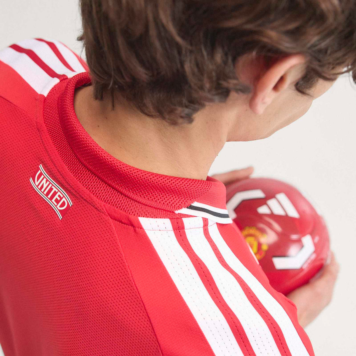 adidas MUFC 26 Auth Home Jersey Red