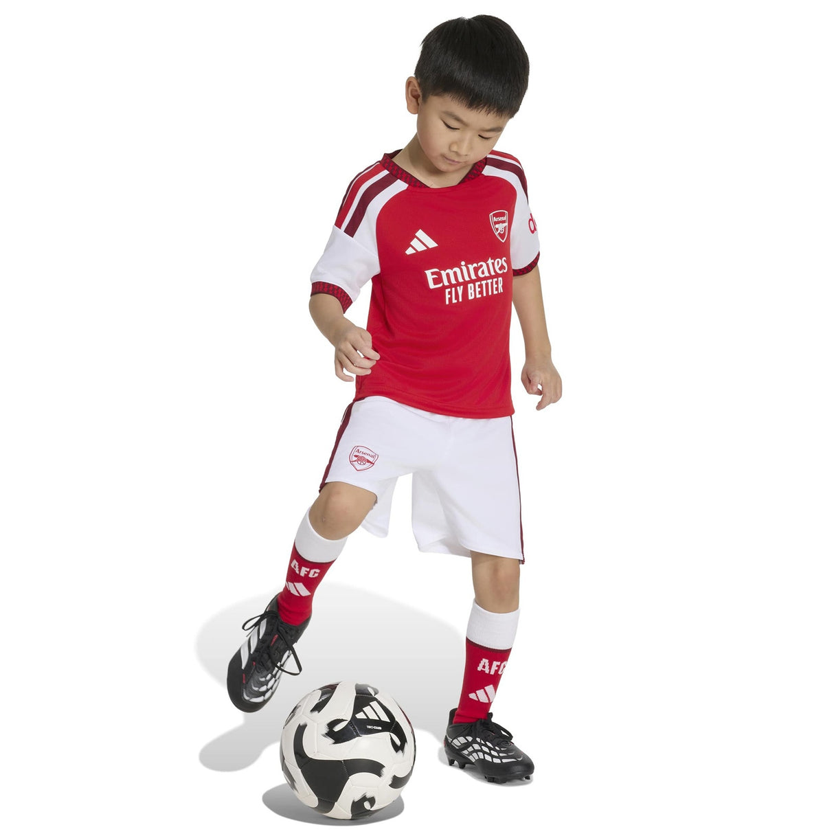adidas AFC 26 Kids Home Kit Red