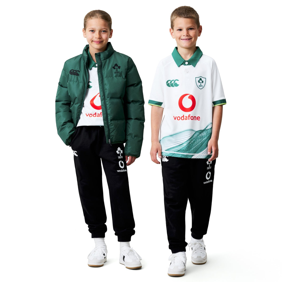 Canterbury IRE Jr Kid Alt Pro Jsy 26 Wht