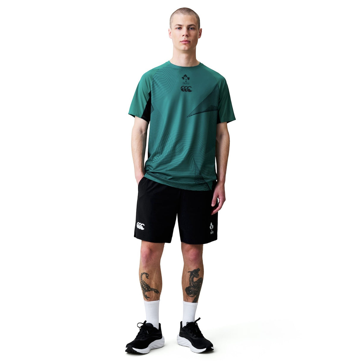 Canterbury IRE S LightT Trng Tee 26 Grn