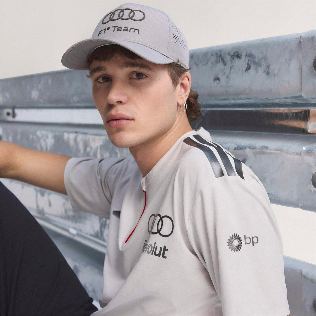 adidas Audi Driver Tee Grey