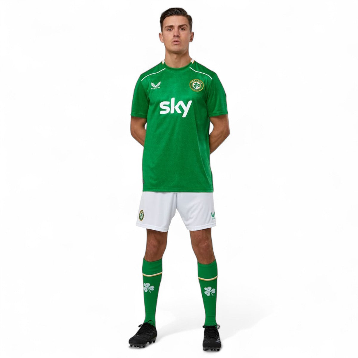 Castore FAI Ireland 2024 Home Short-Sleeve Jersey