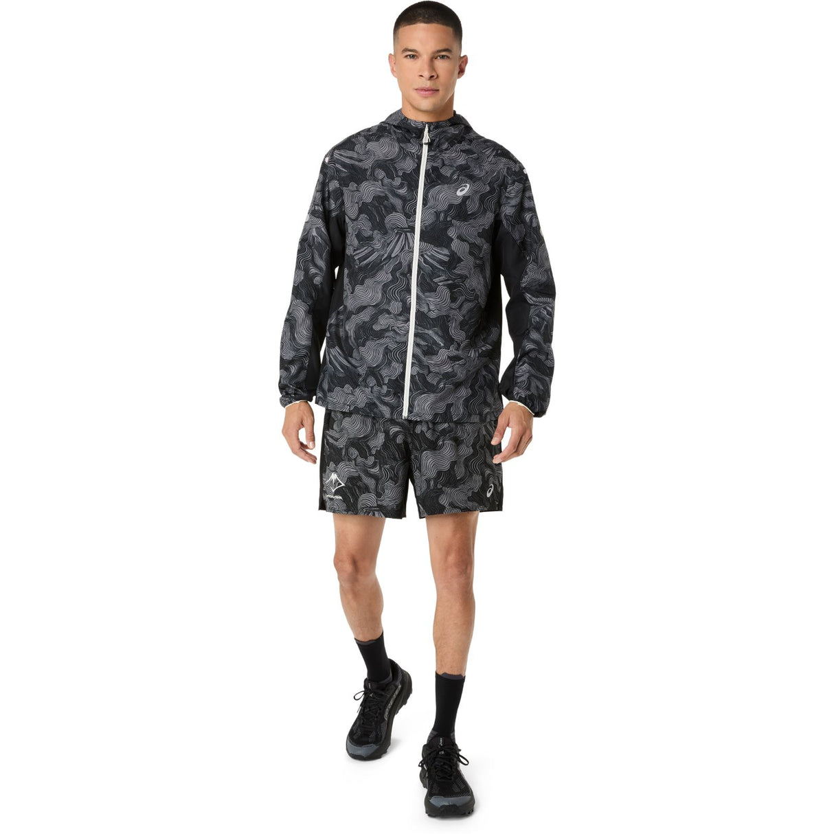 ASICS MENS FUJITRAIL PACKABLE JCK BLK