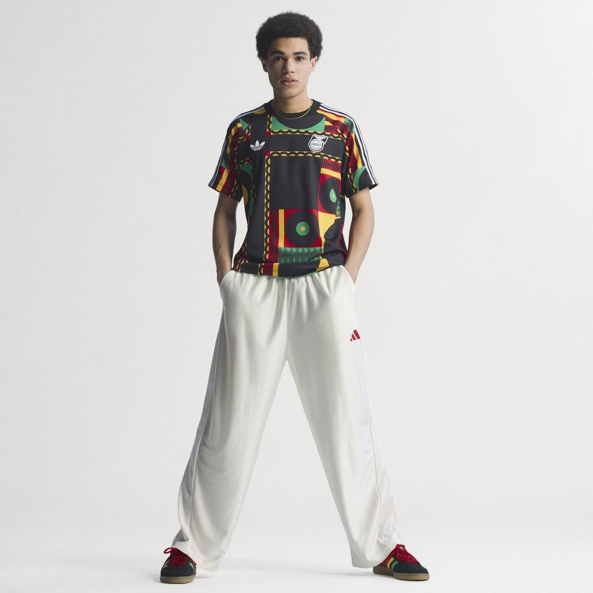 adidas Jamaica WC26 OG Tee Black/Multi