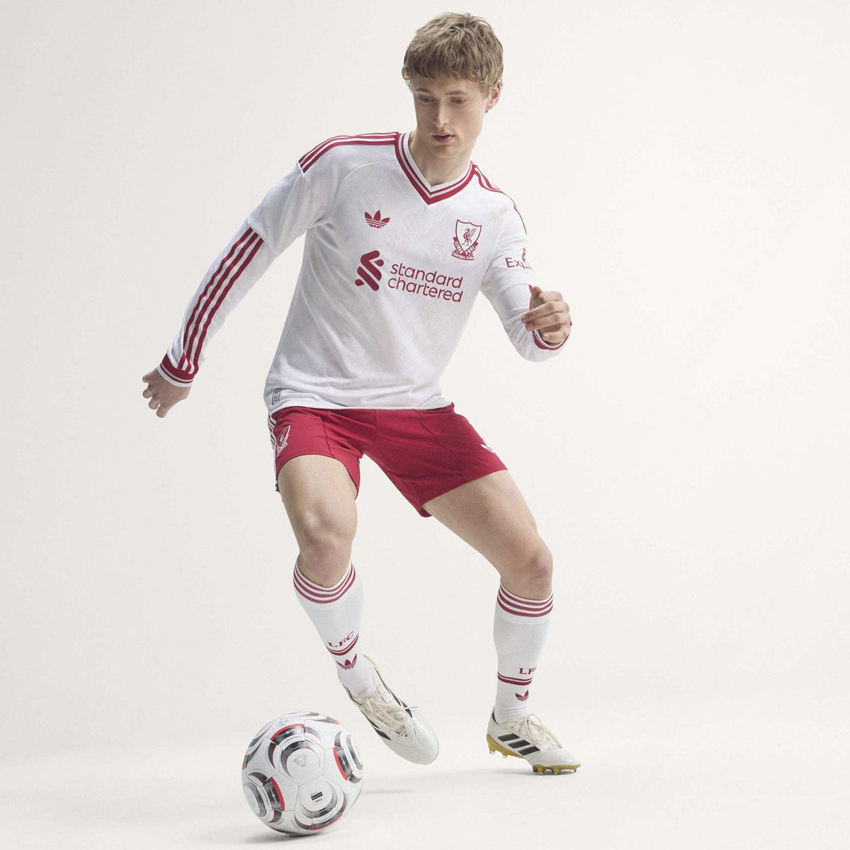adidas OG LFC 26 Auth Away LS Jersey Wht