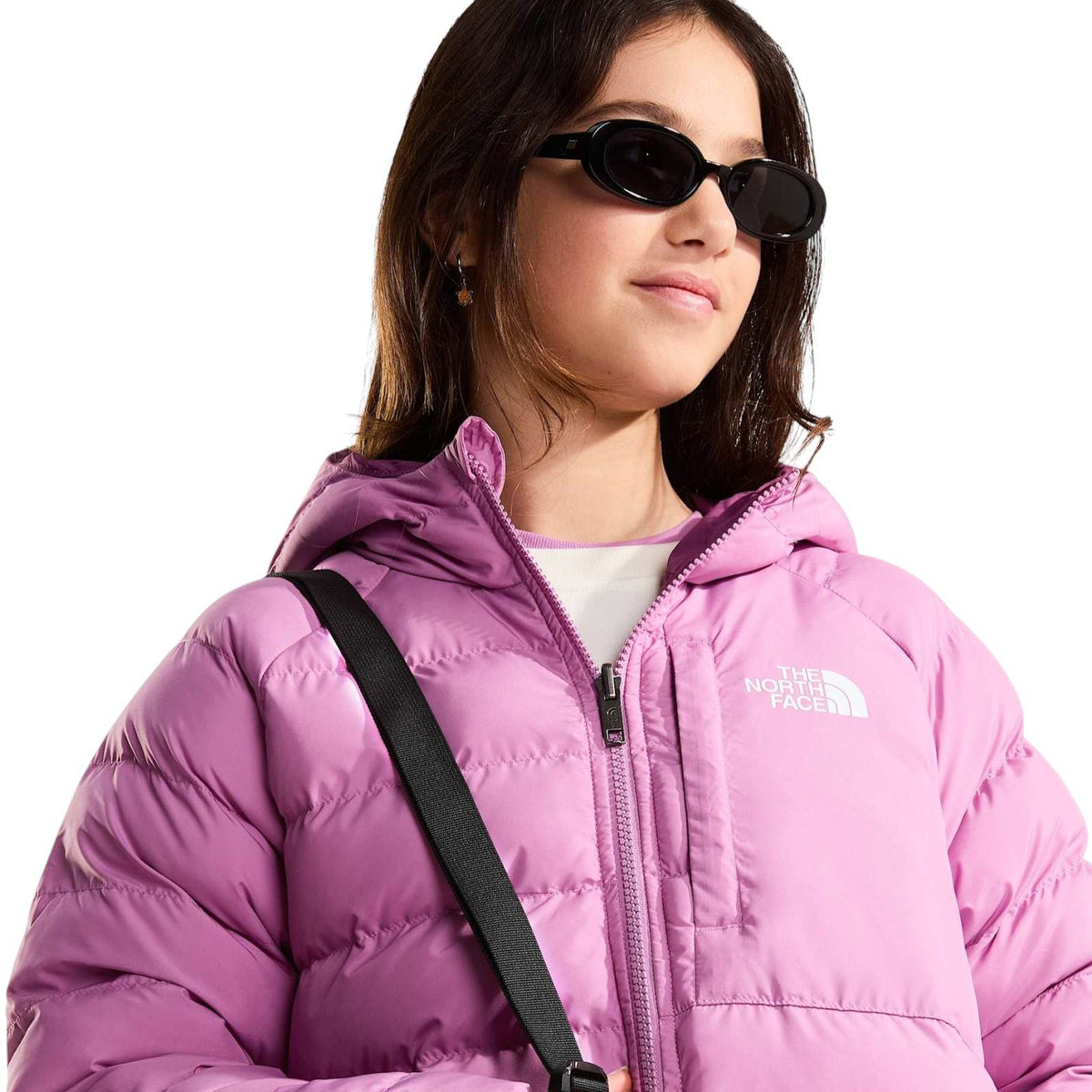 The North Face Reversible Perrito Girls Full-Zip Hood Jacket