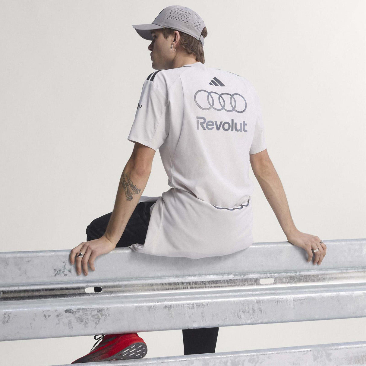 adidas Audi Driver Tee Grey