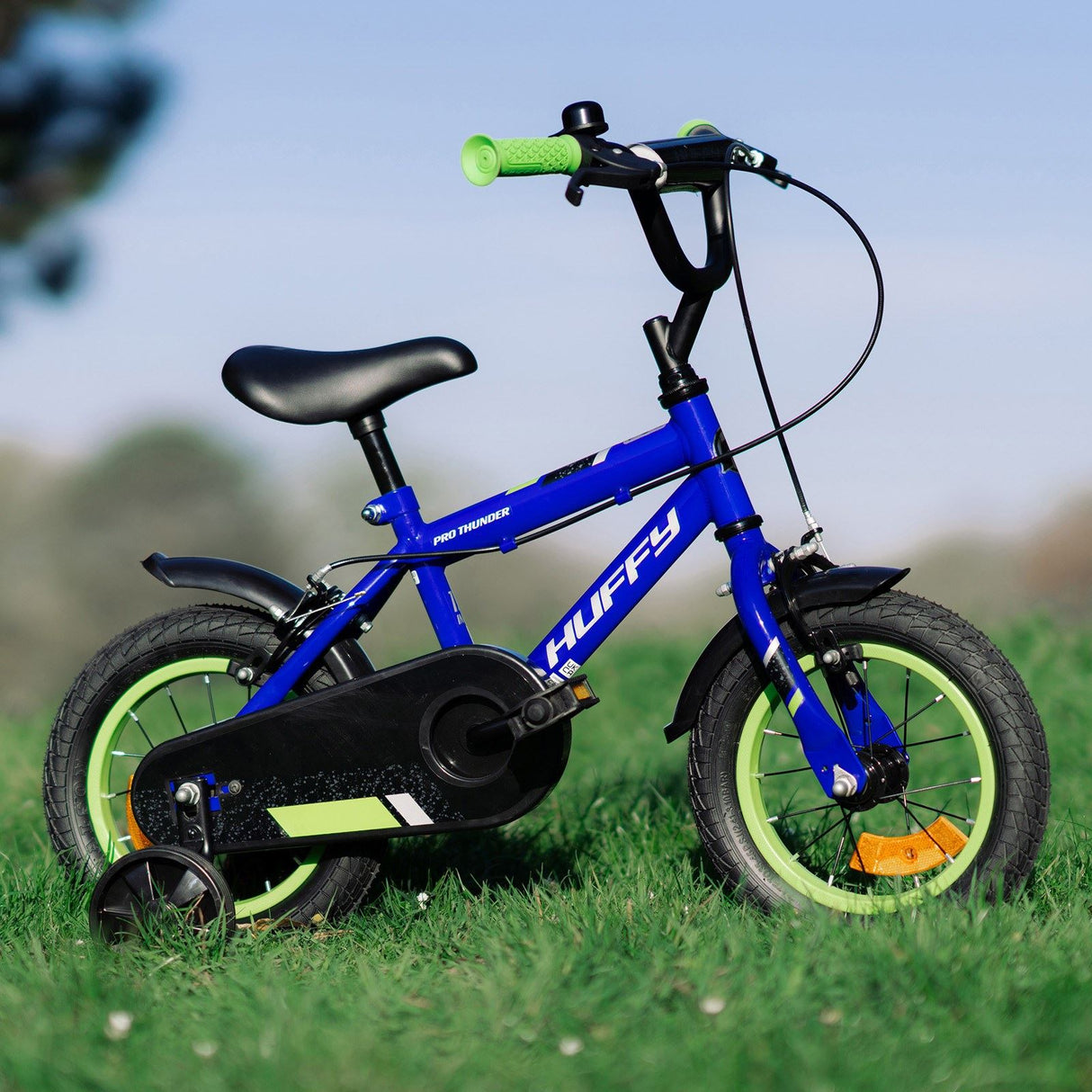 Huffy Pro Thunder Kids 12in Bike Blue