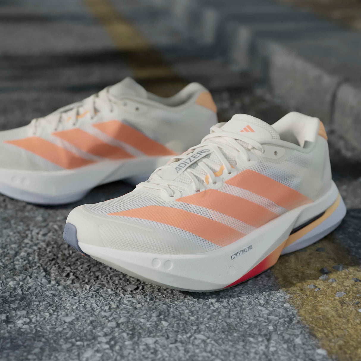adidas Adizero Boston 13 Womens White