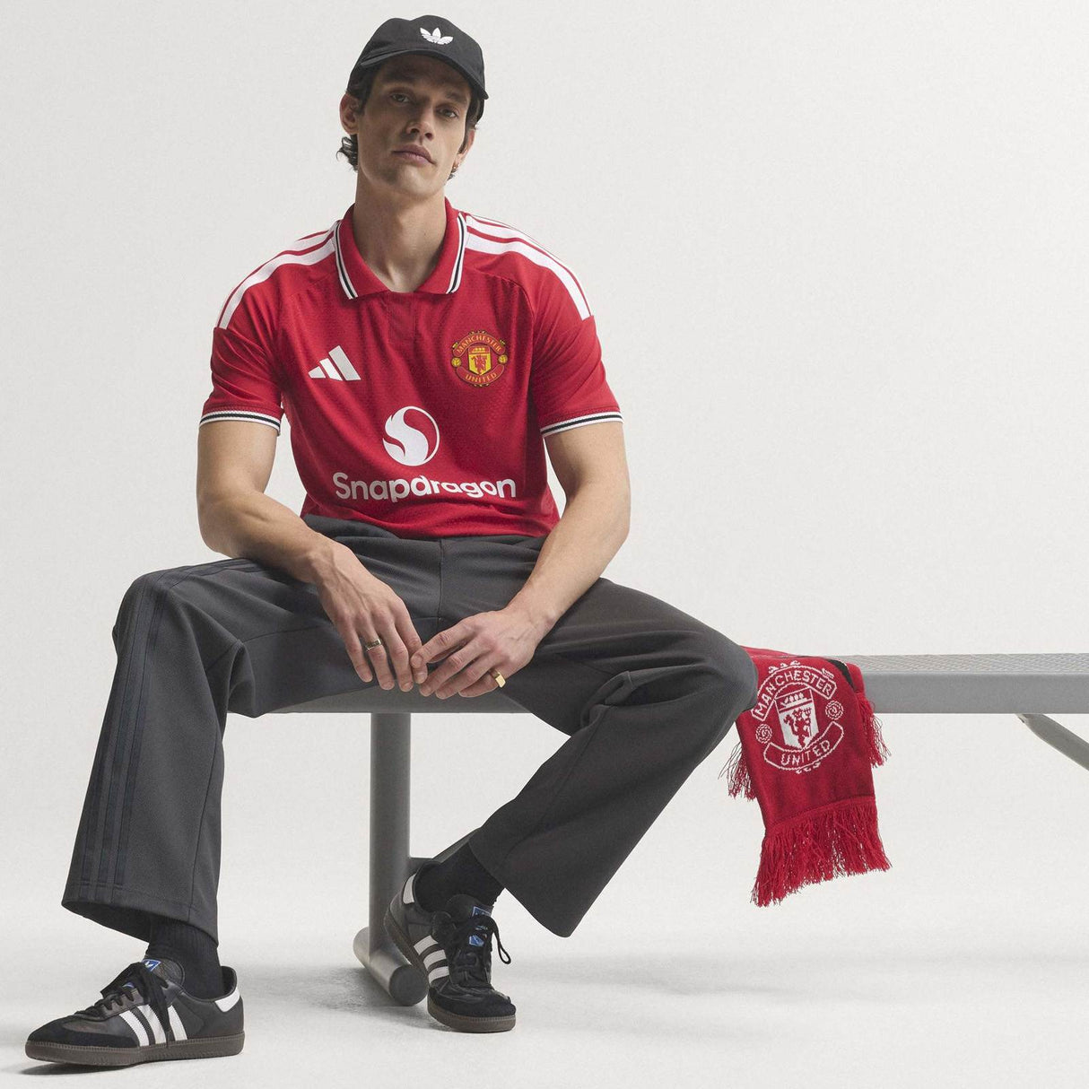 adidas MUFC 26 Auth Home Jersey Red