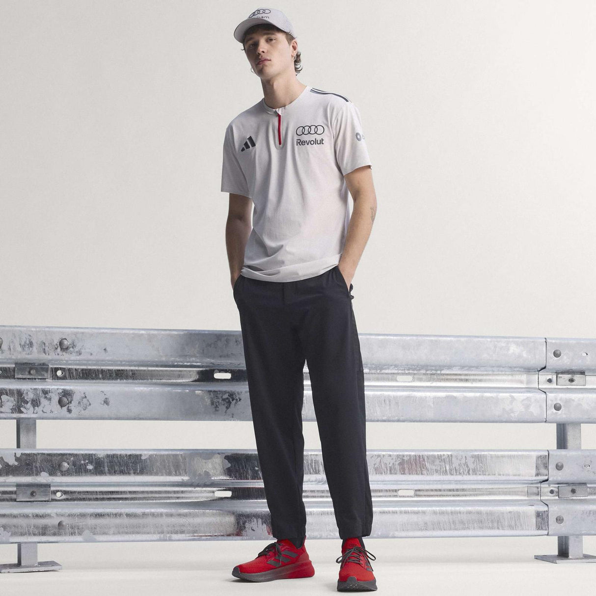 adidas Audi Driver Tee Grey