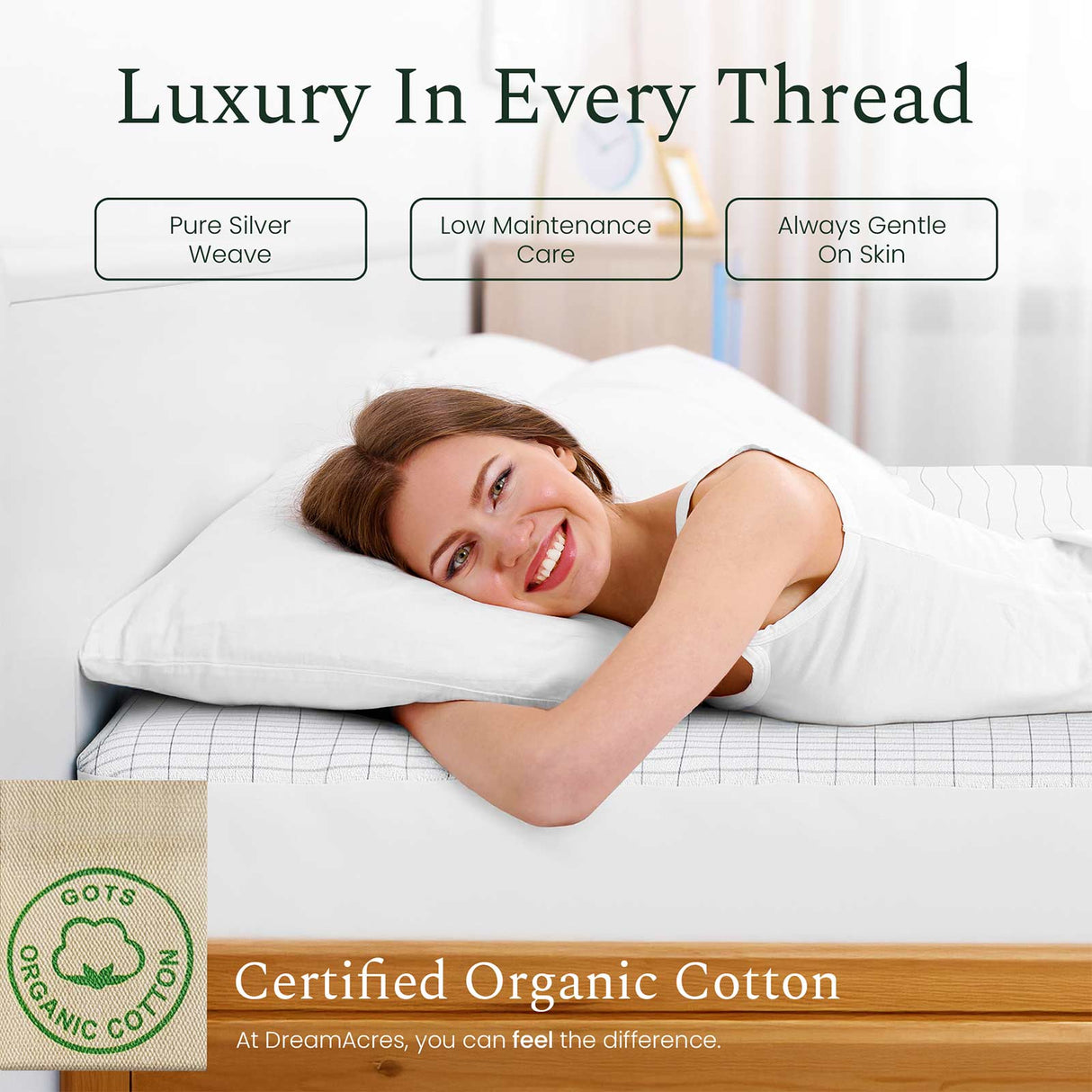 DreamAcres Grounding Sheet Pack - Organic cotton