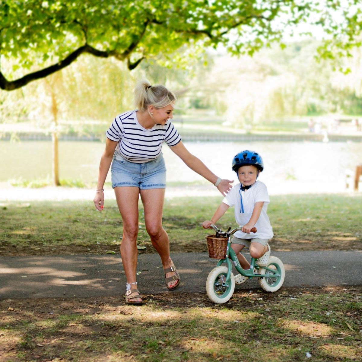 Huffy Vintage Balance Kids 10" Bike - Green