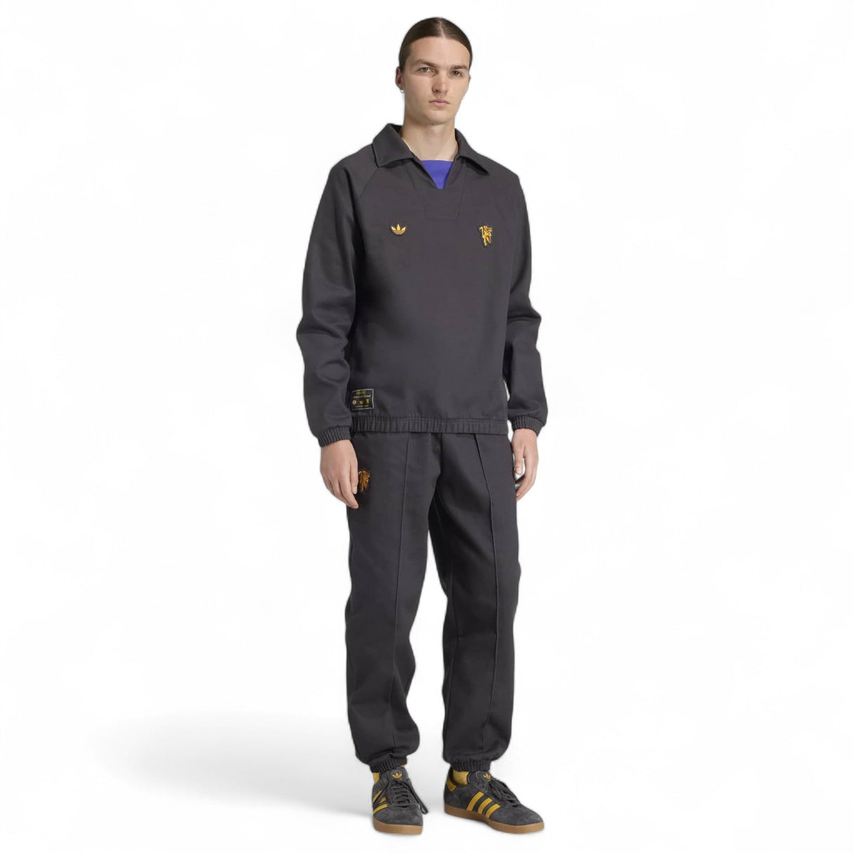 adidas OG MUFC 25 Icon Drill Pant Black