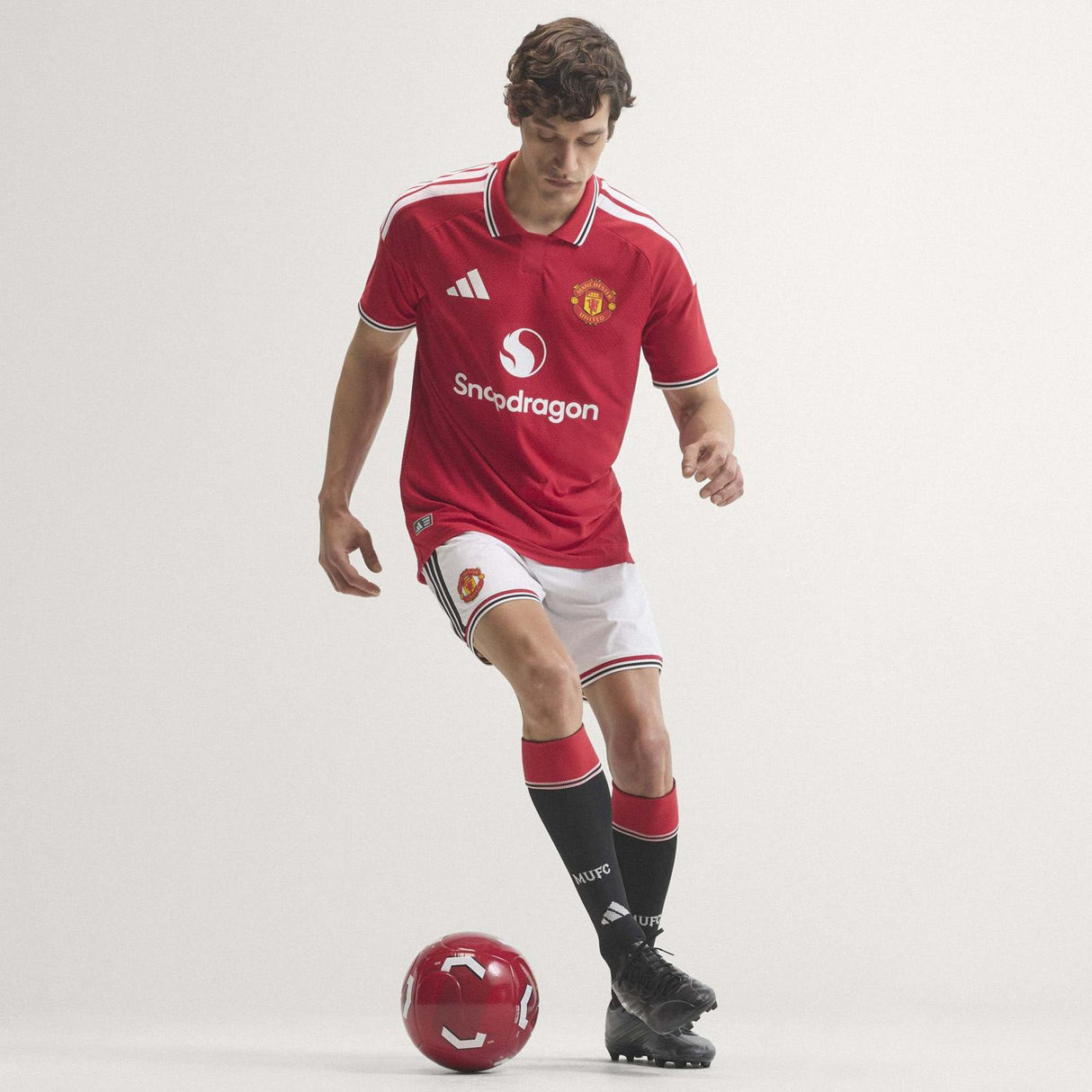 adidas MUFC 26 Auth Home Jersey Red