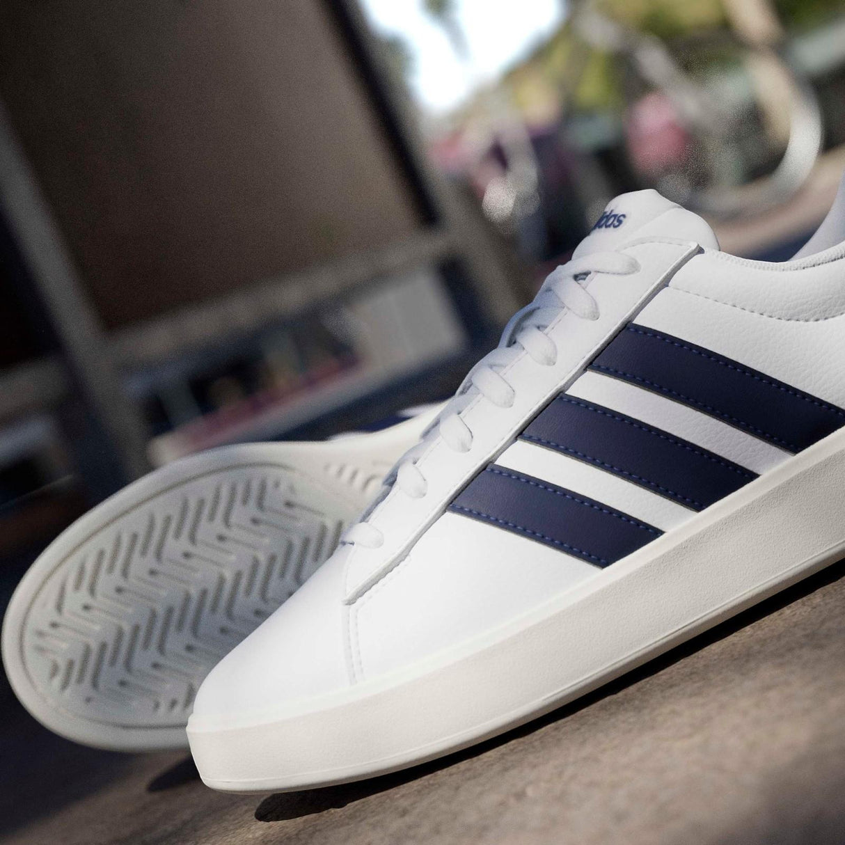adidas Grand Court Mens White