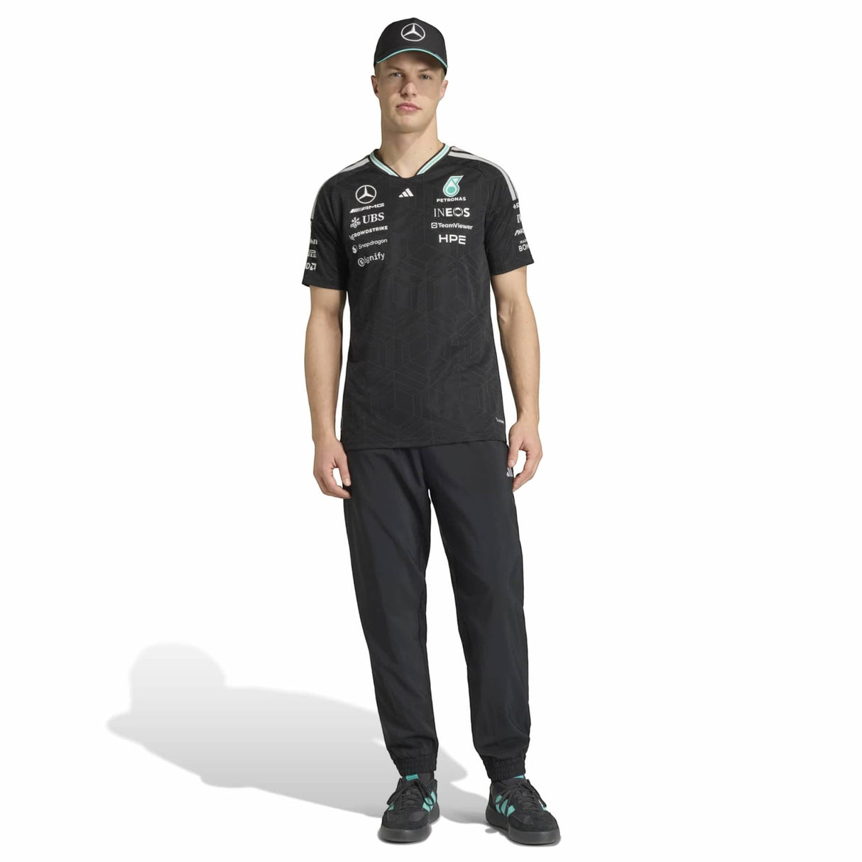 adidas Mercedes Driver Tee Black