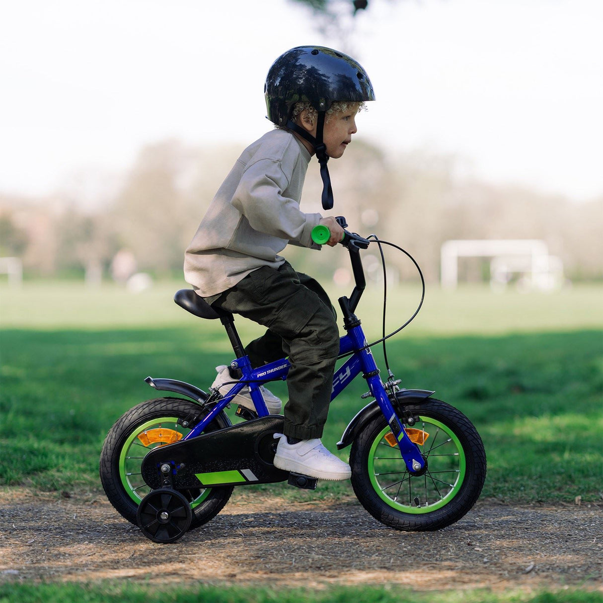Huffy Pro Thunder Kids 12in Bike Blue