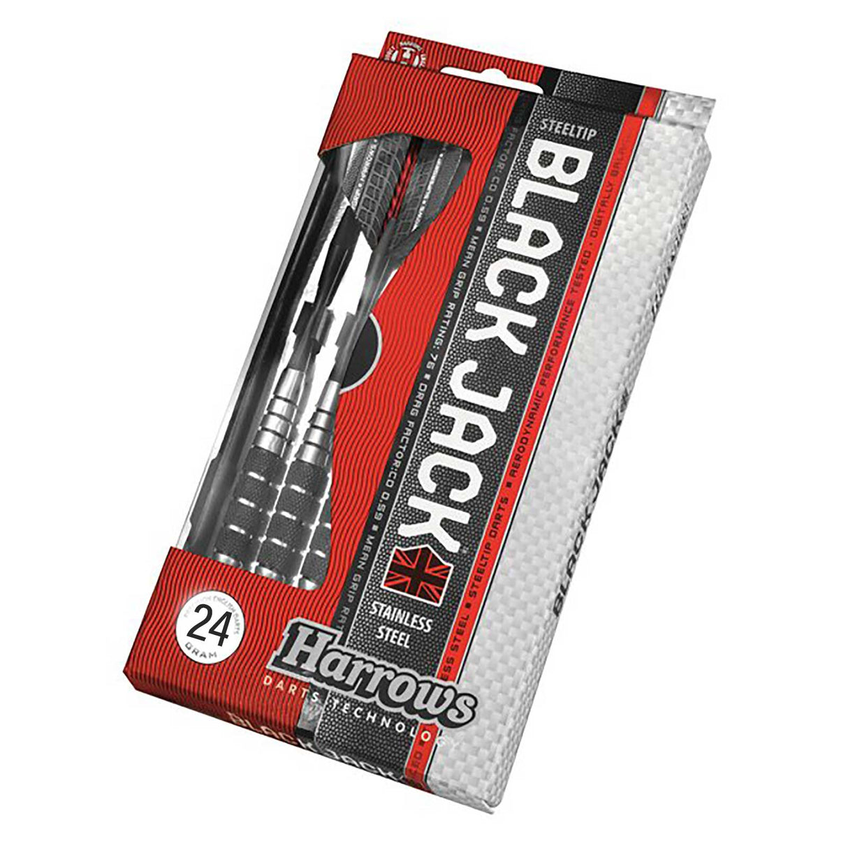 Harrows Black Jack Steeltip Dart - 24g