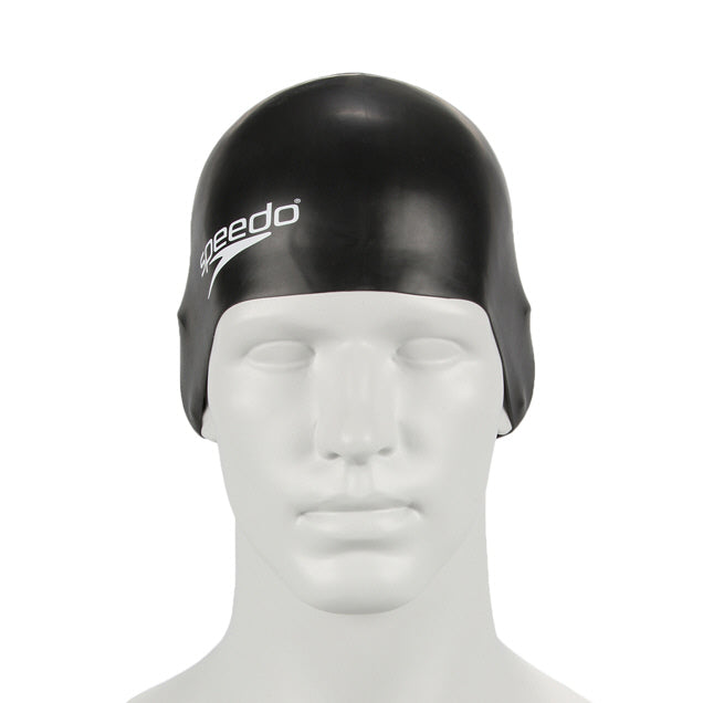 Speedo Silicone Swim Jnr Caps Black