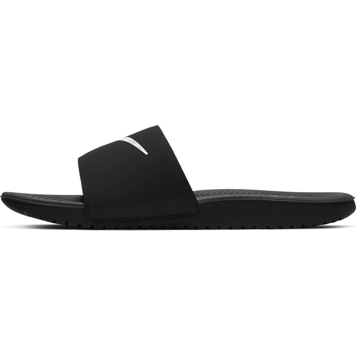 Nike Kawa Kids Slides Black/White