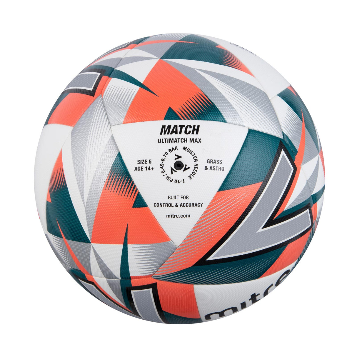 Mitre Ultimatch Max Football 5 White