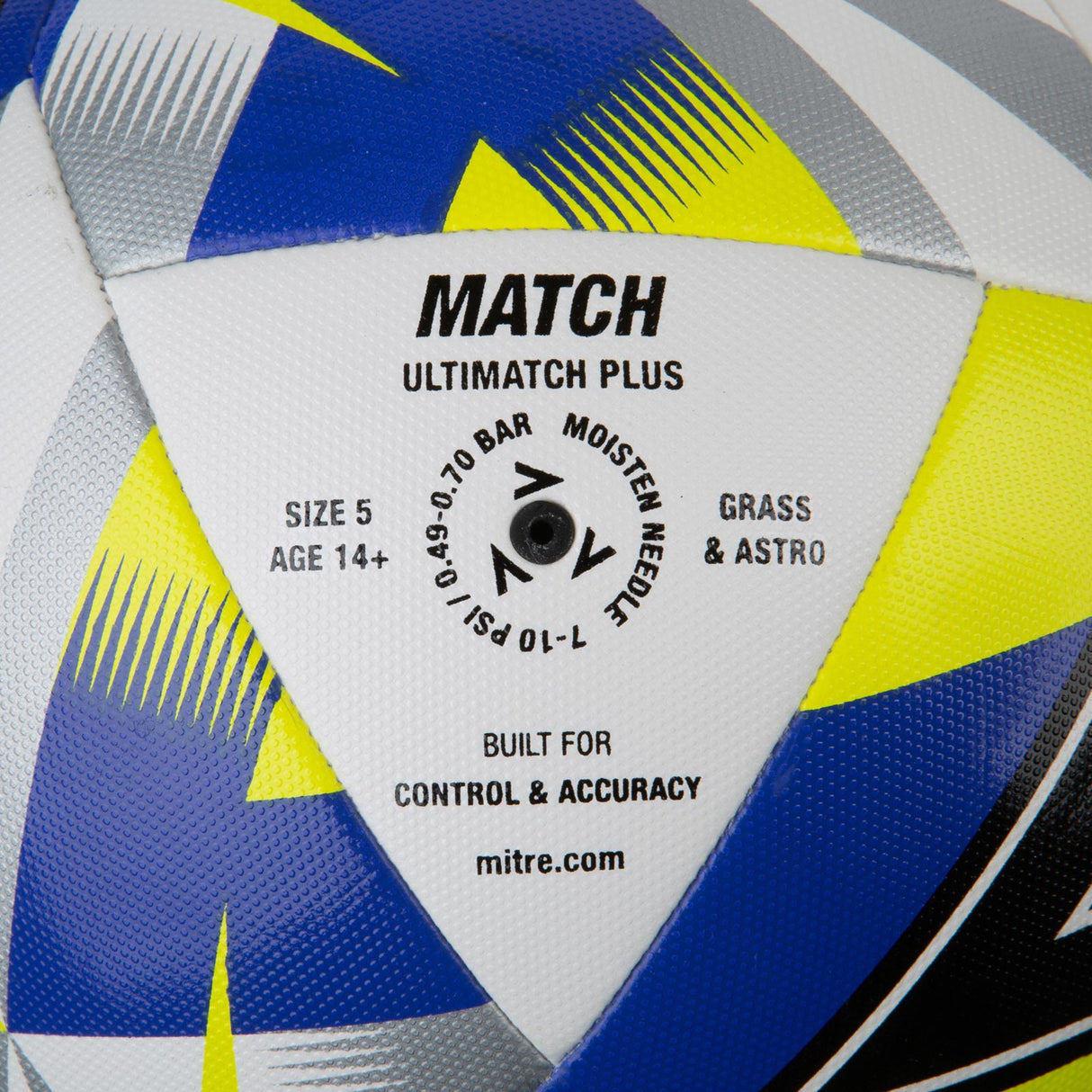Mitre Ultimatch Plus Football 5 White
