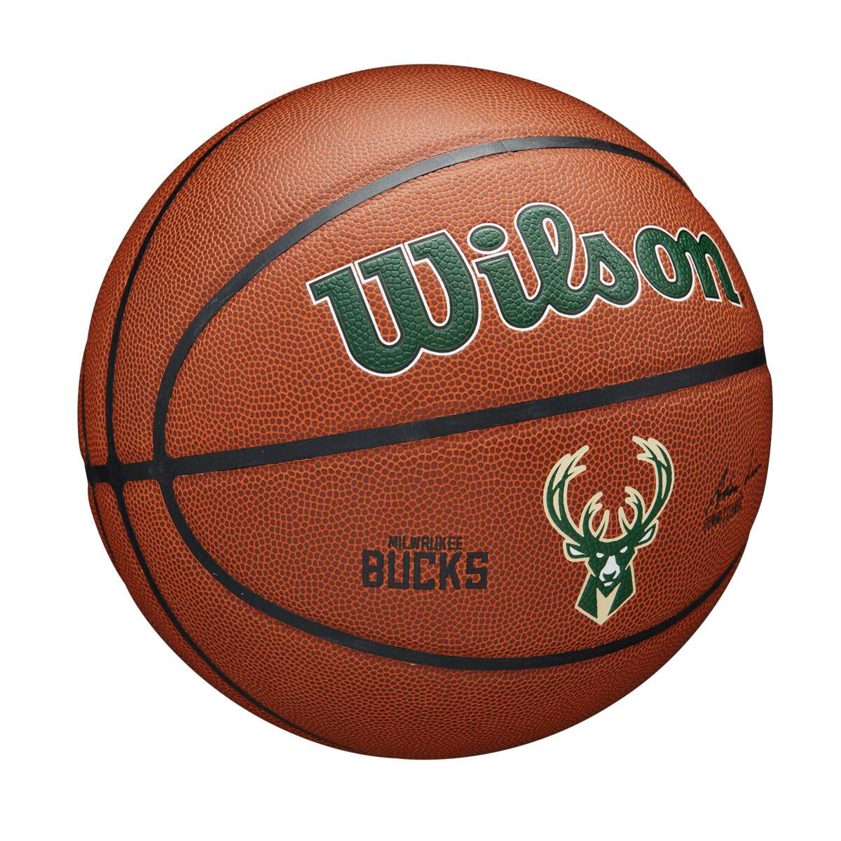 Wilson NBA Composite Bucks 7 Brown