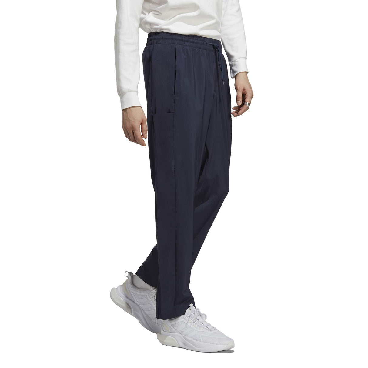adidas Mens AEROREADY Essentials Stanford Open Hem Embroidered Small Logo Tracksuit Bottoms