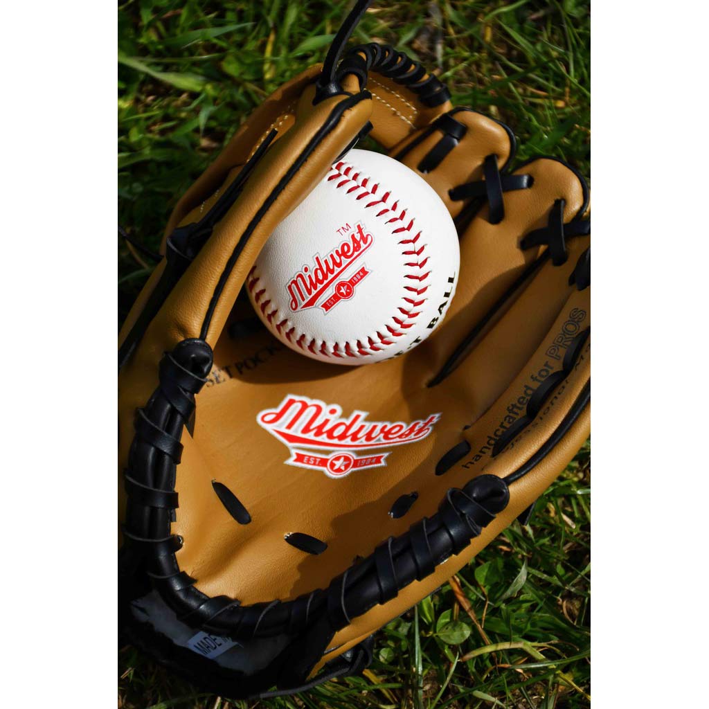 Midwest Baseball Glove & Ball Set
