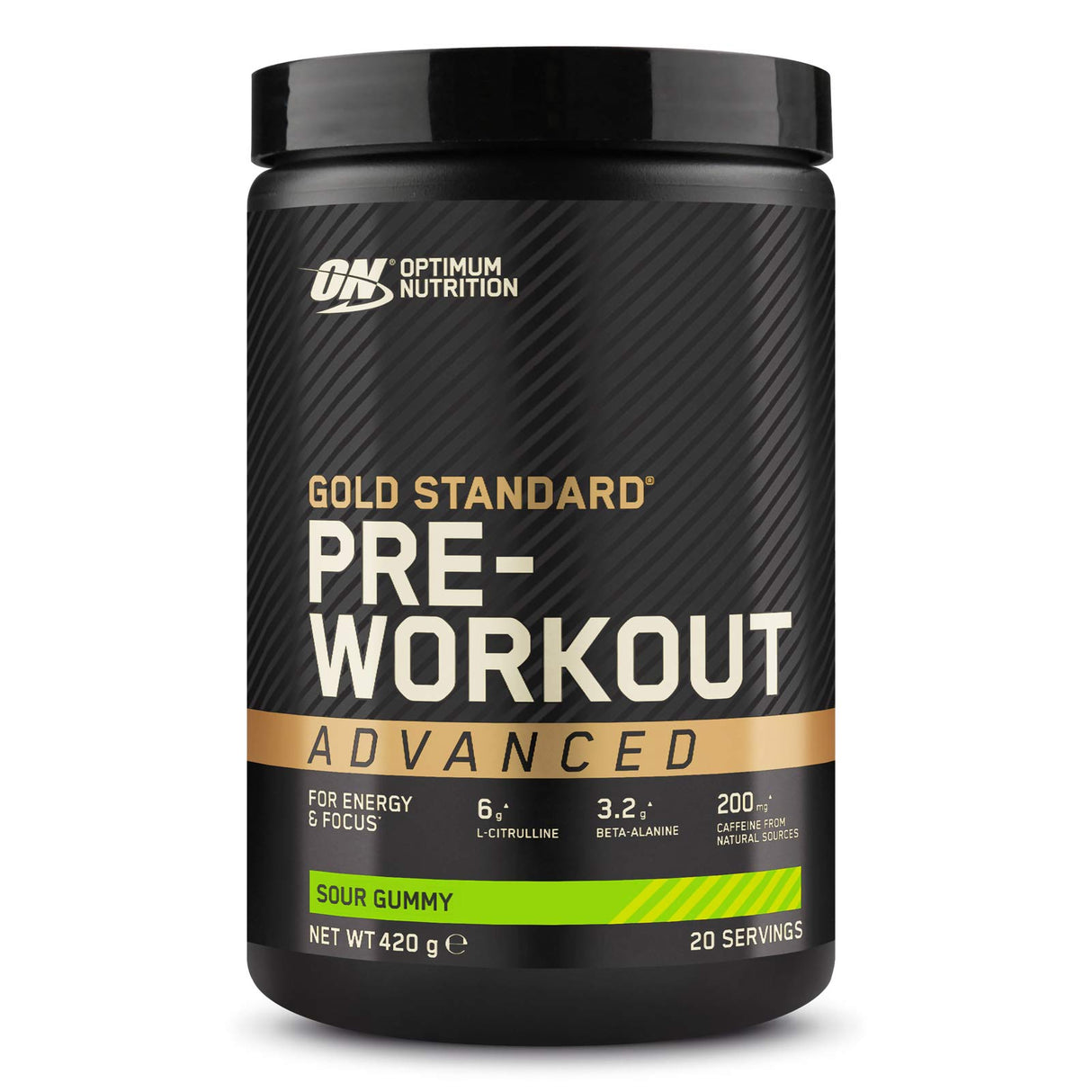 ON Gold Stand Pre-Work Advanced 420g Tub