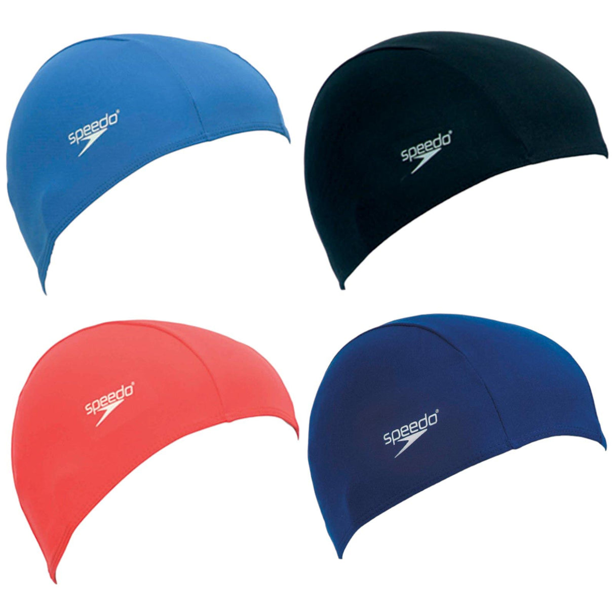 Speedo Adults Polyester Swimming Cap - Assorted Colours