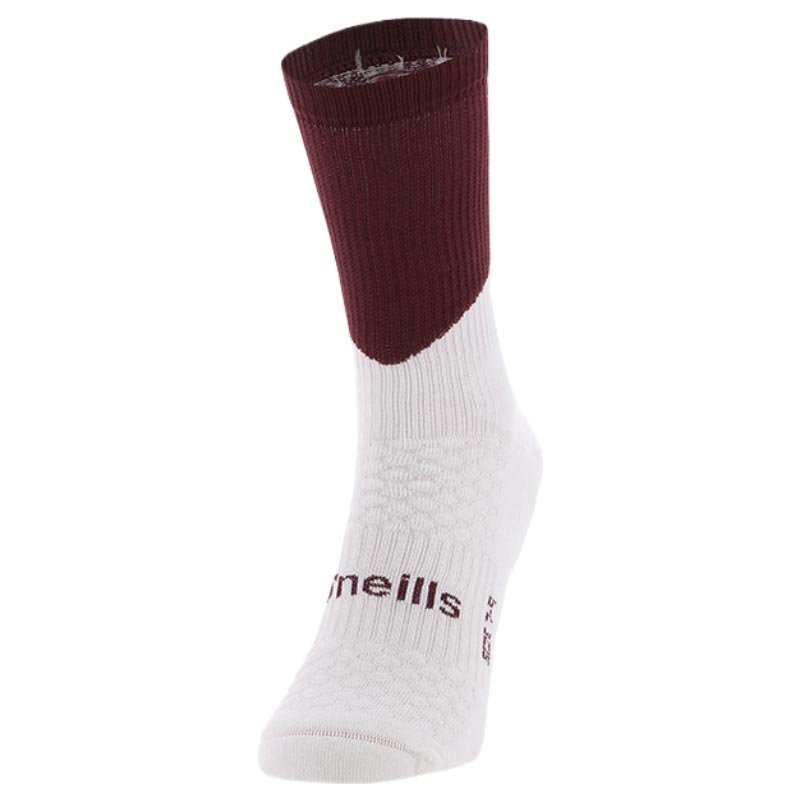 O'Neills Midi Maroon/White
