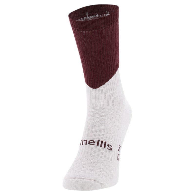 O'Neills Koolite Kids Midi Sock Maroon/W