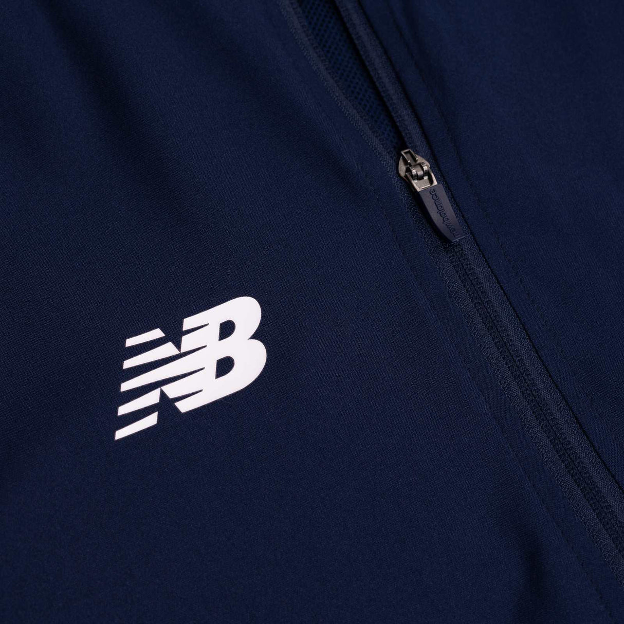 New Balance Mens Training Full-Zip Rain Jacket - Navy
