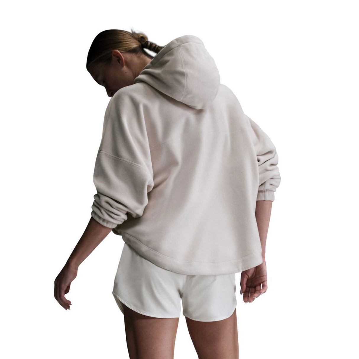 Nike One Womens Oversized Therma-FIT Pullover Fleece Hoodie