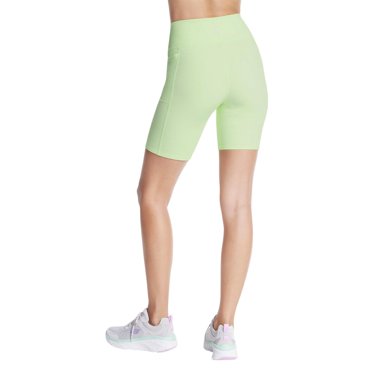 Skechers Go Flex Rib Womens Bike Shorts - Back View
