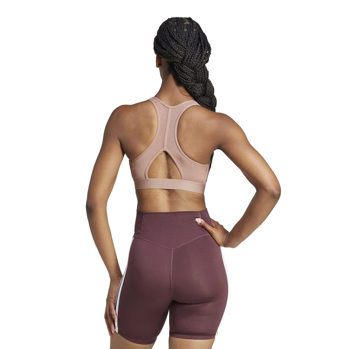 adidas Powerreact Train Medium-Support 3-Stripes Bra