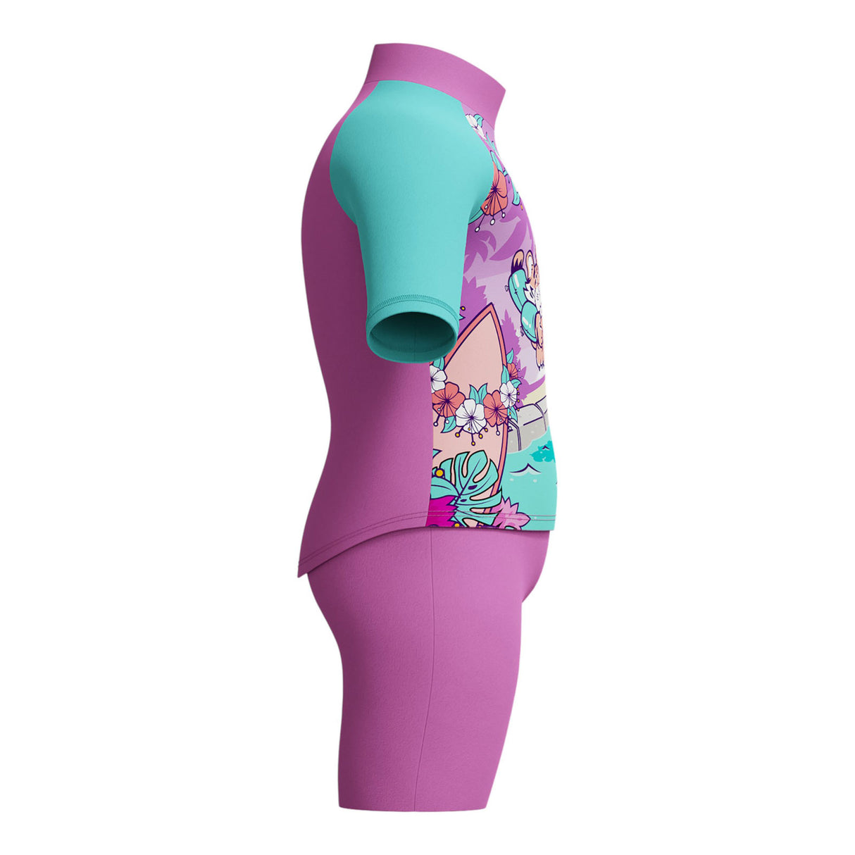 Speedo Learn to Swim Sun Protection Infant Girls Top & Short Set