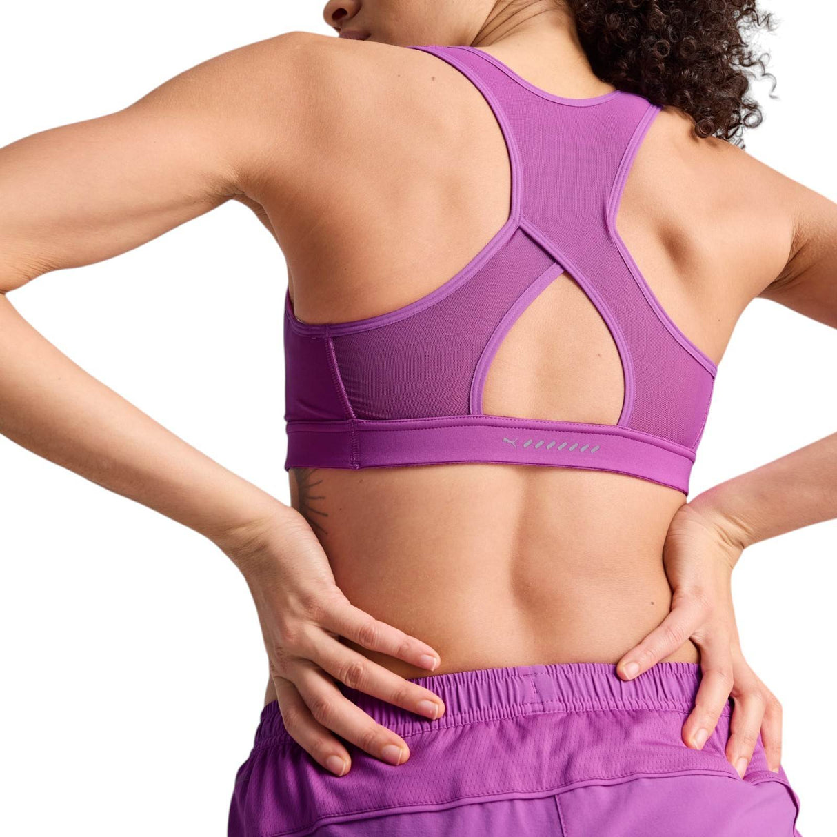 Puma 4KEEPS Womens Medium-Impact Tight-Fit Running Bra